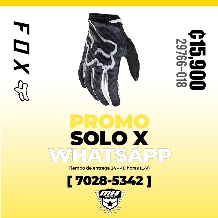 guantes moto fox racing 29766-018 costa rica